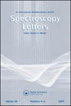 SPECTROSCOPY LETTERS杂志封面
